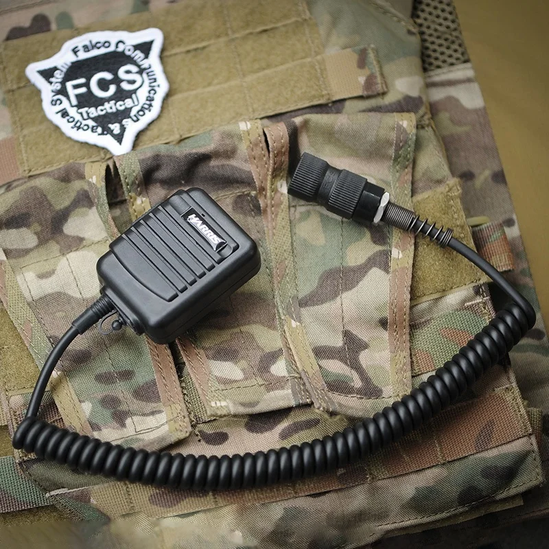 AN/PRC 148/152 Micrófono de mano de radio universal con interfaz estándar de seis pines - imagen 3