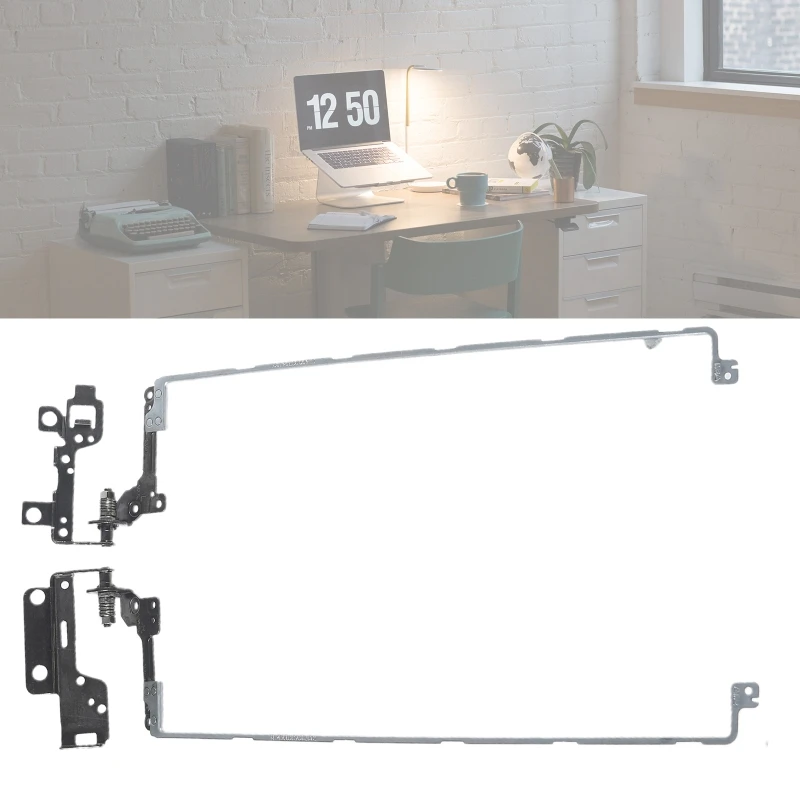 Bisagras de pantalla LCD L+R para la serie HP 17-BS 17-AK 17-BR 926482 -001 933291 -001 Reemplazo de bisagra de pantalla de computadora portátil - imagen 3