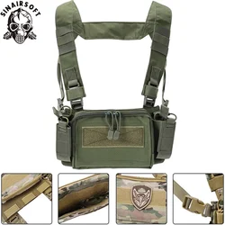 SINAIRSOFT Microcha D3CR pechera táctica para portar cargadores
