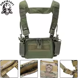 SINAIRSOFT Microcha D3CR pechera táctica para portar cargadores