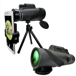 Telescopio portátil HD con zoom plegable larga distancia para caza