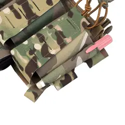 Bolsa táctica cargadores con soporte de torniquete y panel elástico