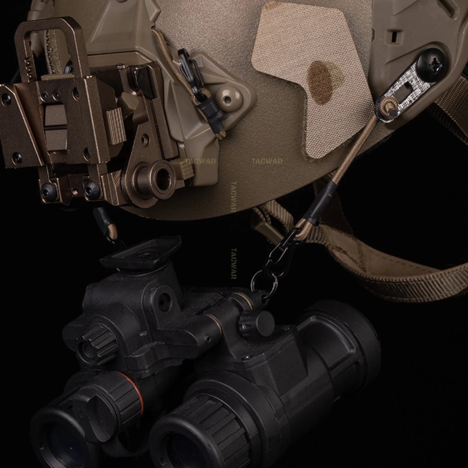 Cordón de retención NVG elástico para casco PVS14 PVS31 Airsoft - imagen 3