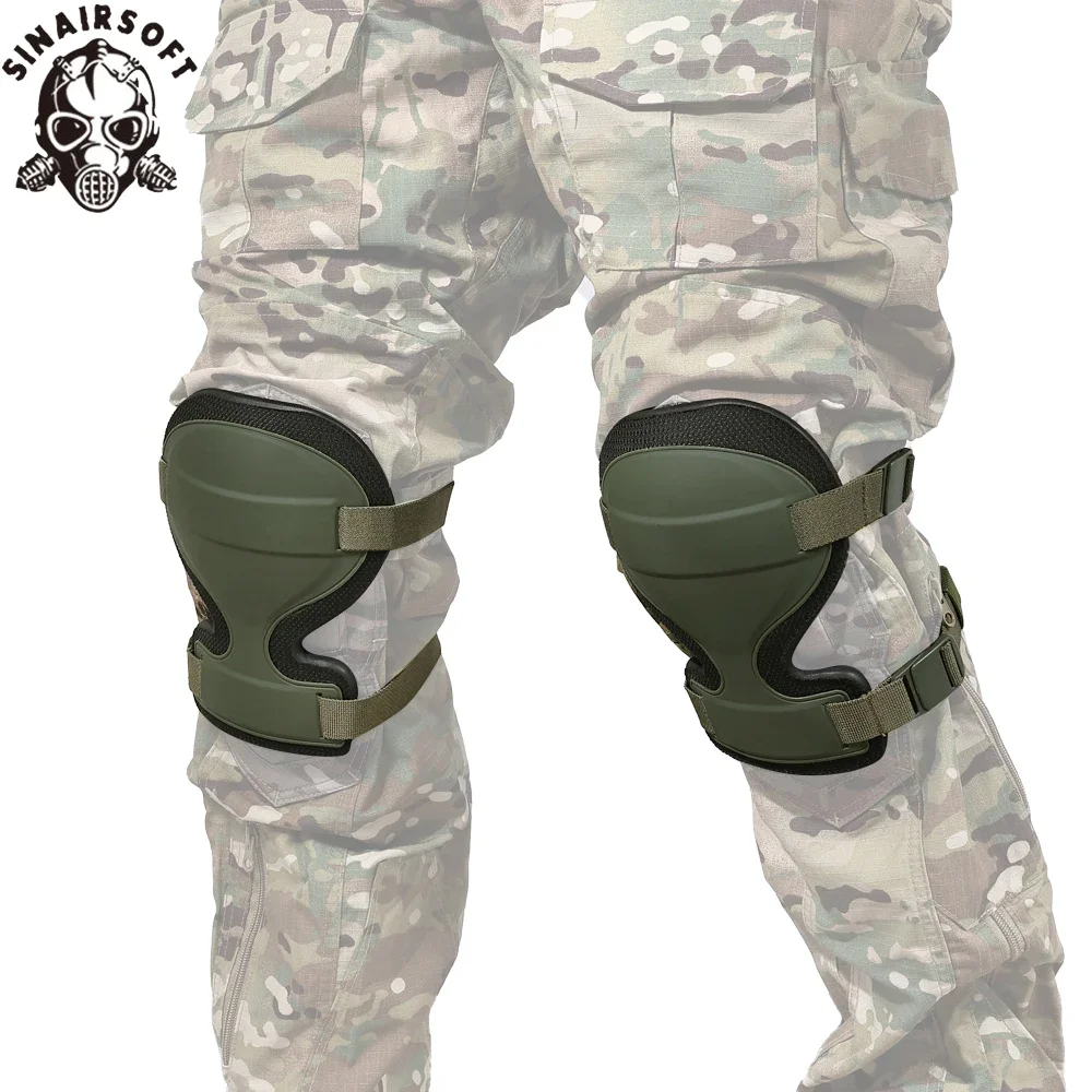 Rodilleras de entrenamiento estilo arco táctico, rodilleras de combate, equipo de protección para deportes al aire libre, aventura, senderismo, Airsoft, caza, combate