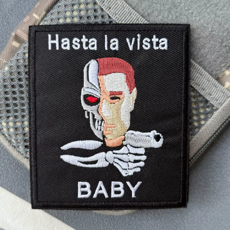 Parche táctico bordado Velcro gancho y bucle para mochila, ropa - imagen 2