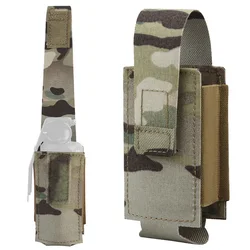 Bolsa táctica EDC para caza y airsoft - bolsillos para linterna