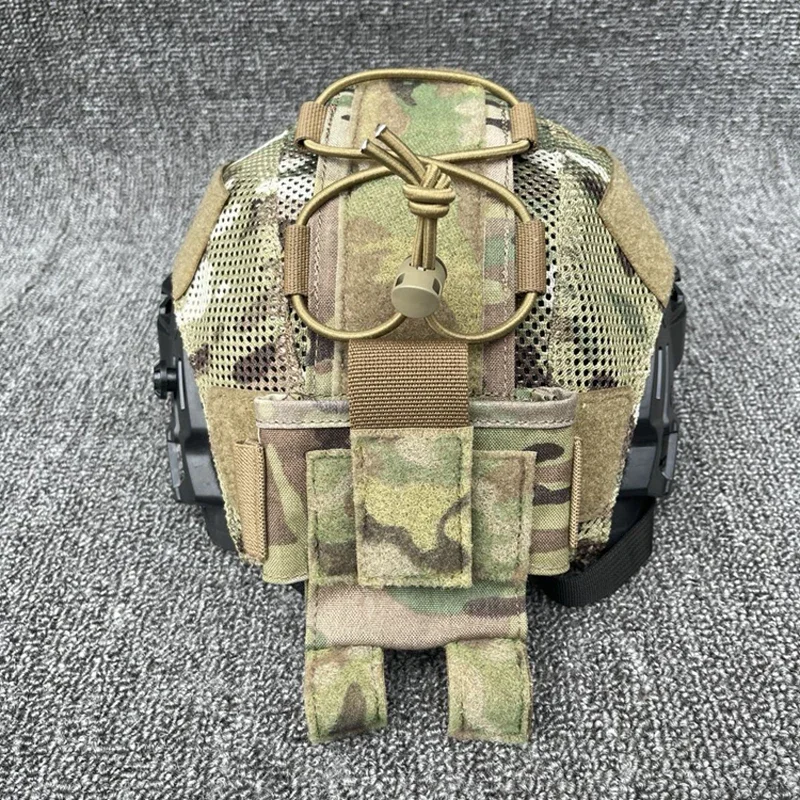 Bolsa de batería para casco Airsoft, PVS-31, bolsa de batería para casco de visión nocturna táctica, equipo de caza, bolsa de contrapeso Multicam 500D - imagen 4