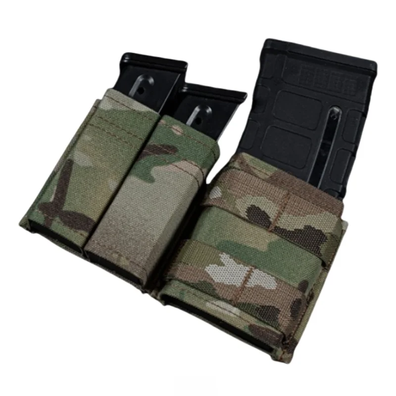 Bolsa triple liviana para revistas |   Portador MOLLE de retención elástica |   Organizador compacto de 3 ranuras - imagen 4