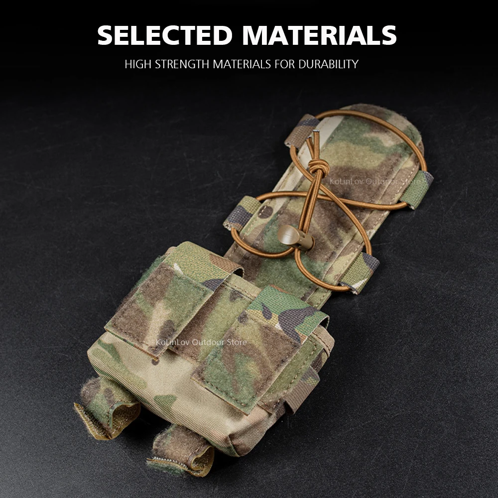 Bolsa de batería para casco táctico, paquete de batería MK2, paquete de contrapeso para casco de M-LOK, accesorios para casco rápido de caza Militar Airsoft - imagen 2