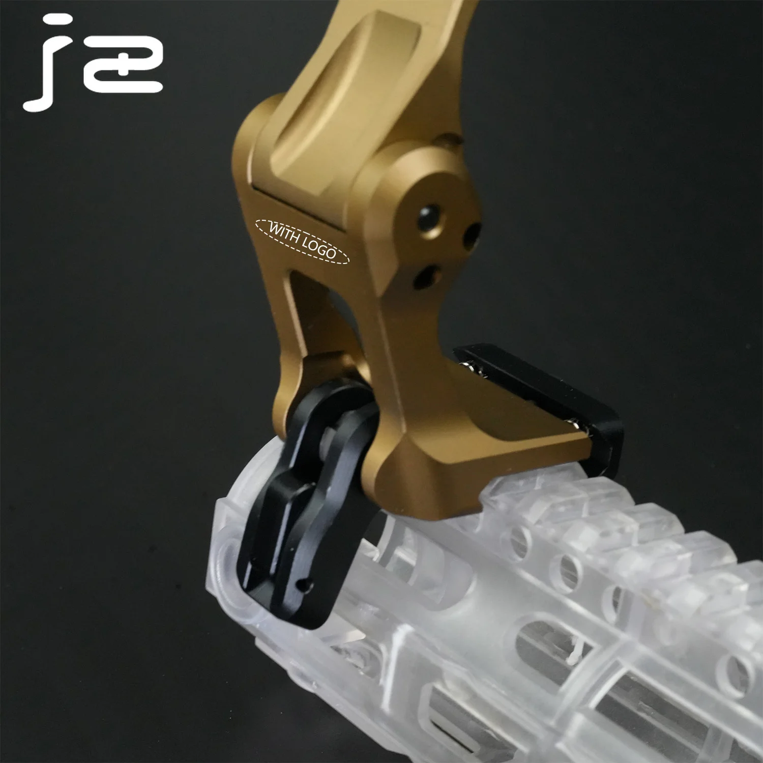 Soporte de mira óptica táctica, montaje UN FAST FTC, instalación rápida, desmontaje, Base plegable abatible, compatible con riel de 21mm - imagen 3