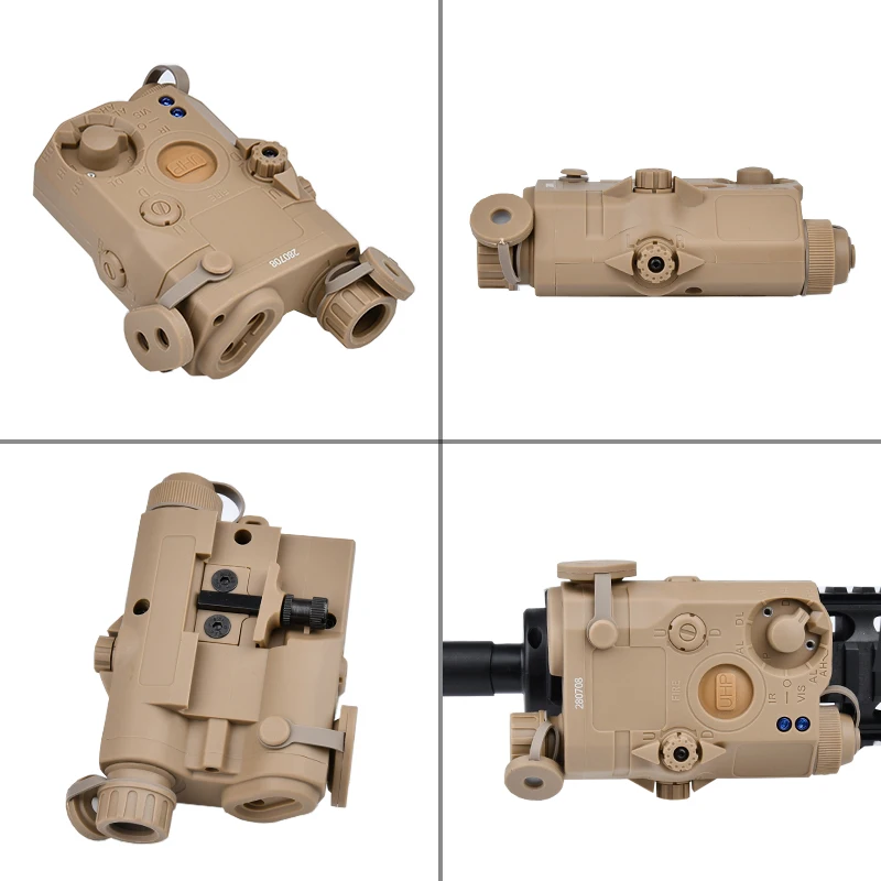 Caja láser táctica PEQ NGAL DBAL A2 MAWL C1, caja de batería 16340 CR123A, sin función, compatible con caza, riel de 20mm, arma decorativa - imagen 5