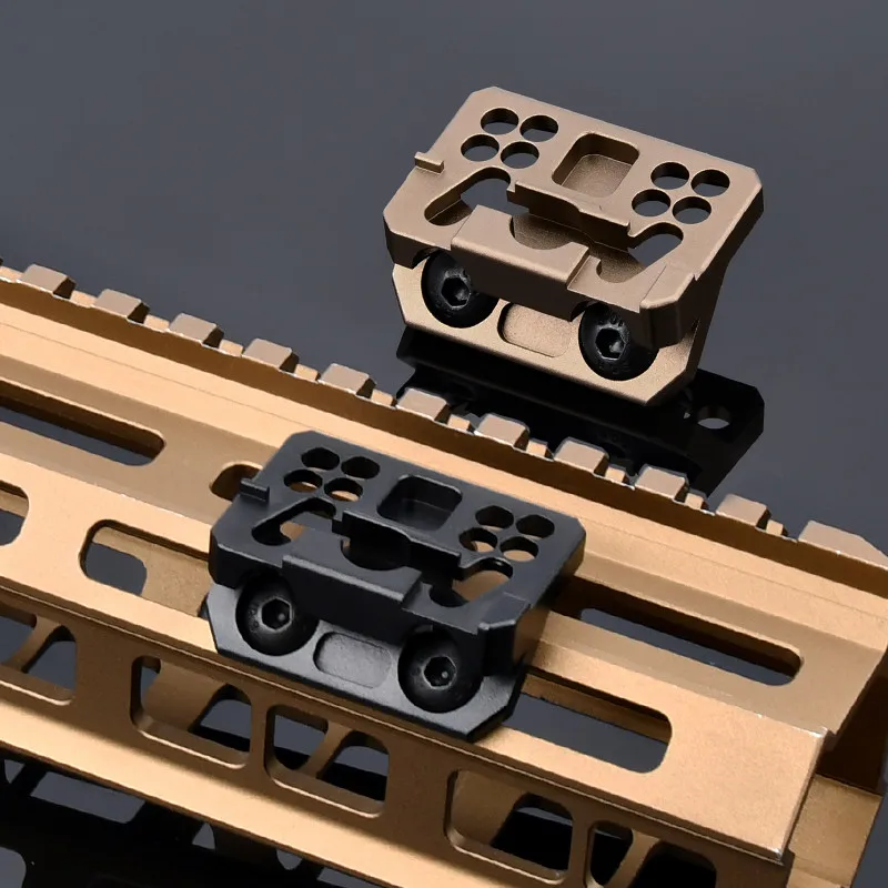 Soporte táctico para armas, carril MLOK Keymod de Metal para Surefir M600, M300, PLHv2, con marcas originales - imagen 4