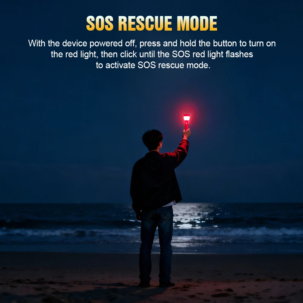 Trustfire WL22-PRO linterna telescópica LED mejorada para acampar con trípode luz de emergencia recargable linterna portátil para exteriores - imagen 5