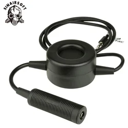 Cable PTT táctico compatible TCI para auriculares