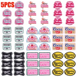 Juego de parches bordados termoadhesivos para chaqueta y mochila