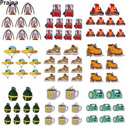 Parches bordados para equipo de acampada de montaña, parche para zapatos de senderismo, parches para planchar para ropa, mochilas, chaquetas, insignias de costura, 10 piezas