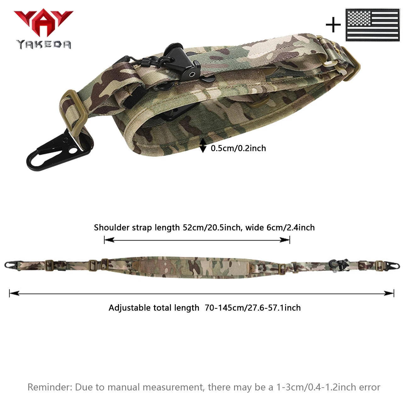 YAKEDA Correa para cámara de ajuste rápido de dos puntos - imagen 5