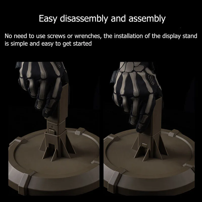 Base de soporte de exhibición de equipo, diseño Modular, fácil desmontaje y montaje, Material de nailon, fácil de usar - imagen 4