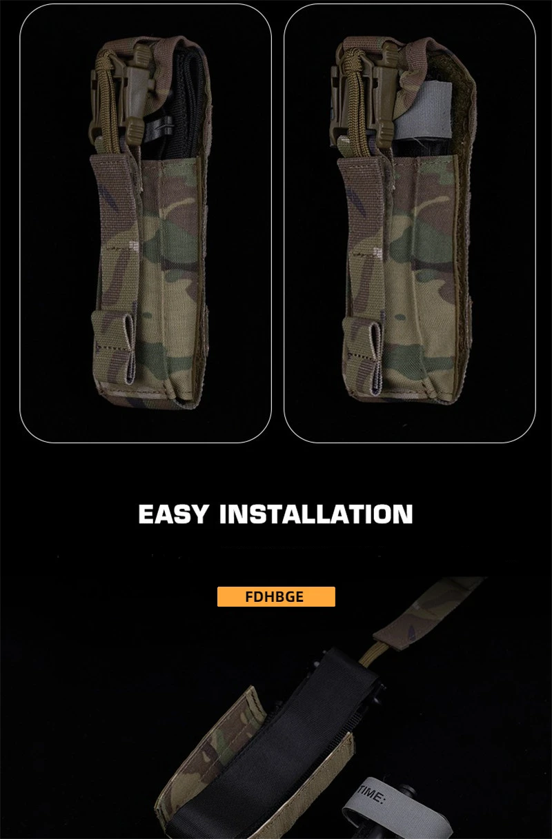 Bolsa táctica para acampada y senderismo