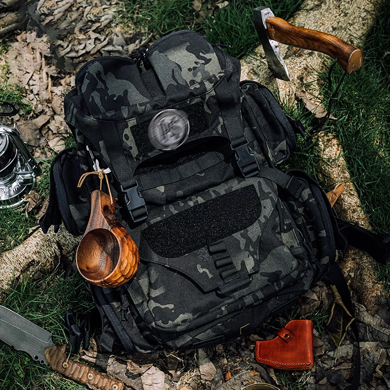 Mochila de gran capacidad para equipo de camping para viajes al aire libre para hombres - imagen 2