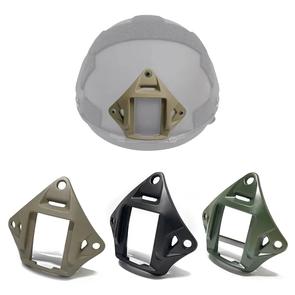 Cubierta de montaje NVG para casco táctico con 3 orificios, Base de soporte para cámara deportiva de aleación de aluminio para cascos marinos, casco rápido - imagen 5