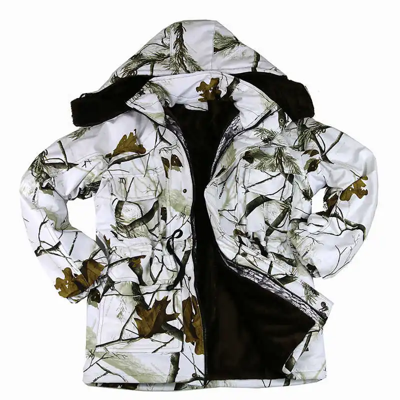 Traje de invierno de camuflaje de nieve biónico engrosado impermeable frío y cálido - imagen 5