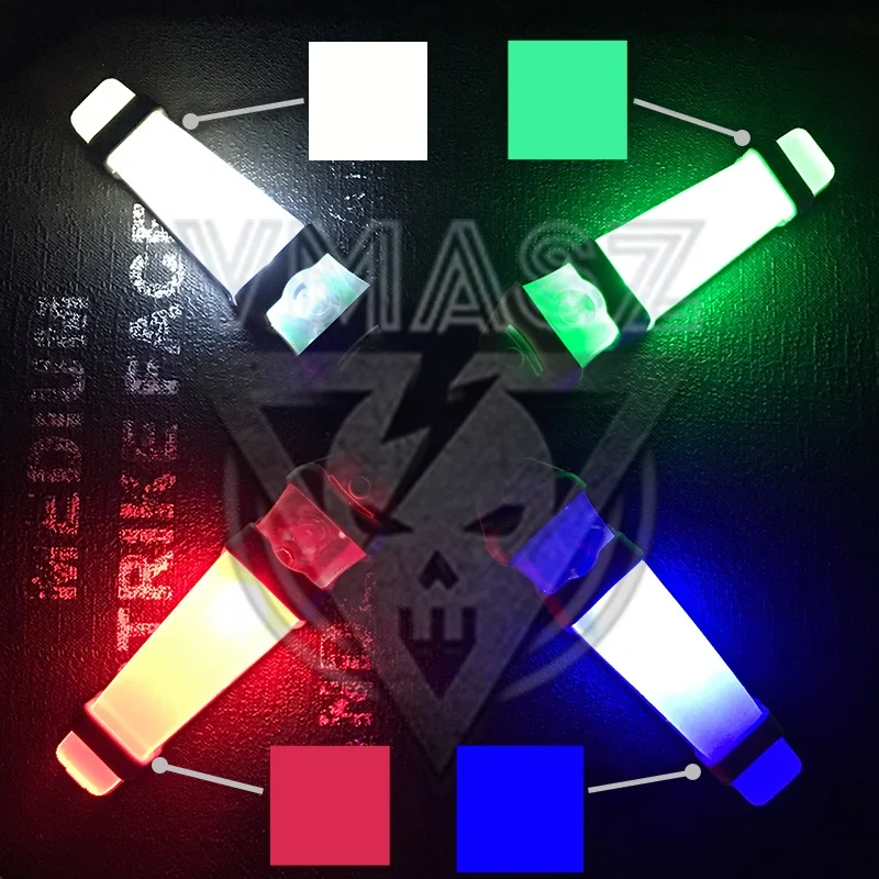 Casco táctico FMA, luz intermitente de seguridad, luz de señal de supervivencia, lámpara impermeable, equipo para exteriores para caza, senderismo y ciclismo - imagen 5