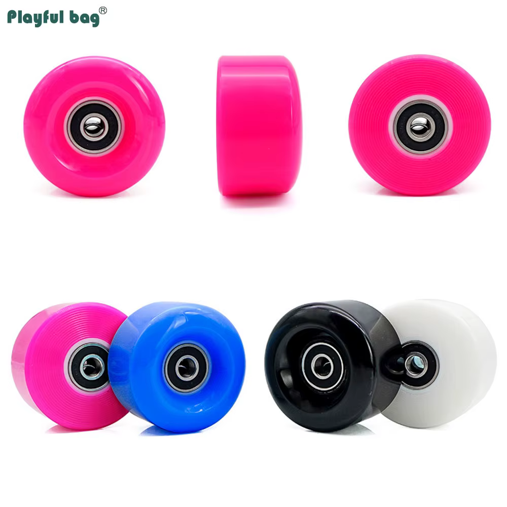 Ruedas PU 58mm 82A para patines quad – Resistentes al desgaste - imagen 2
