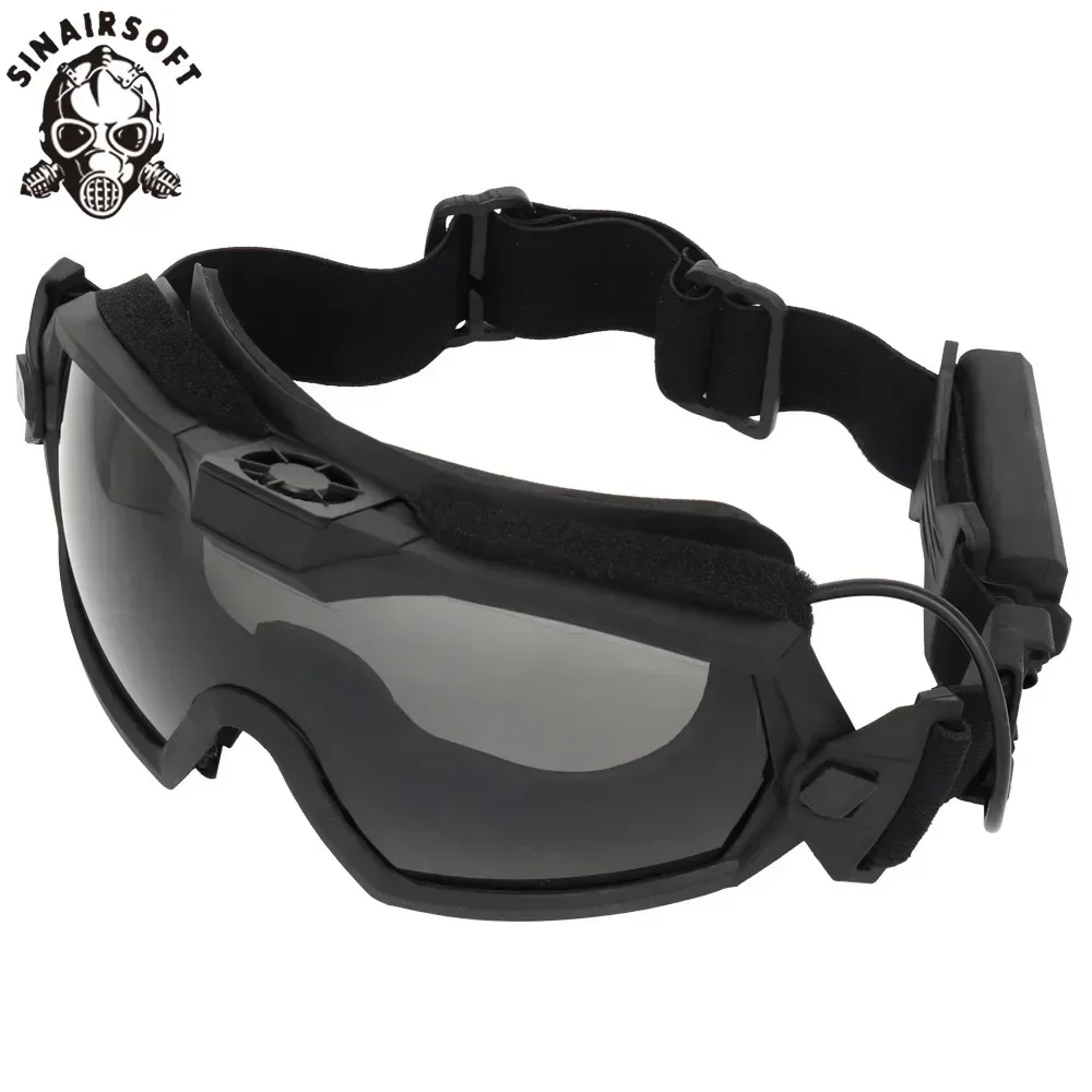 Gafas tácticas antiniebla Airsoft CS con lentes intercambiables - imagen 2
