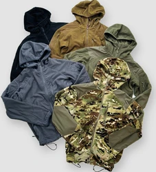 Chaqueta táctica de forro polar camuflaje unisex cálida para viajes