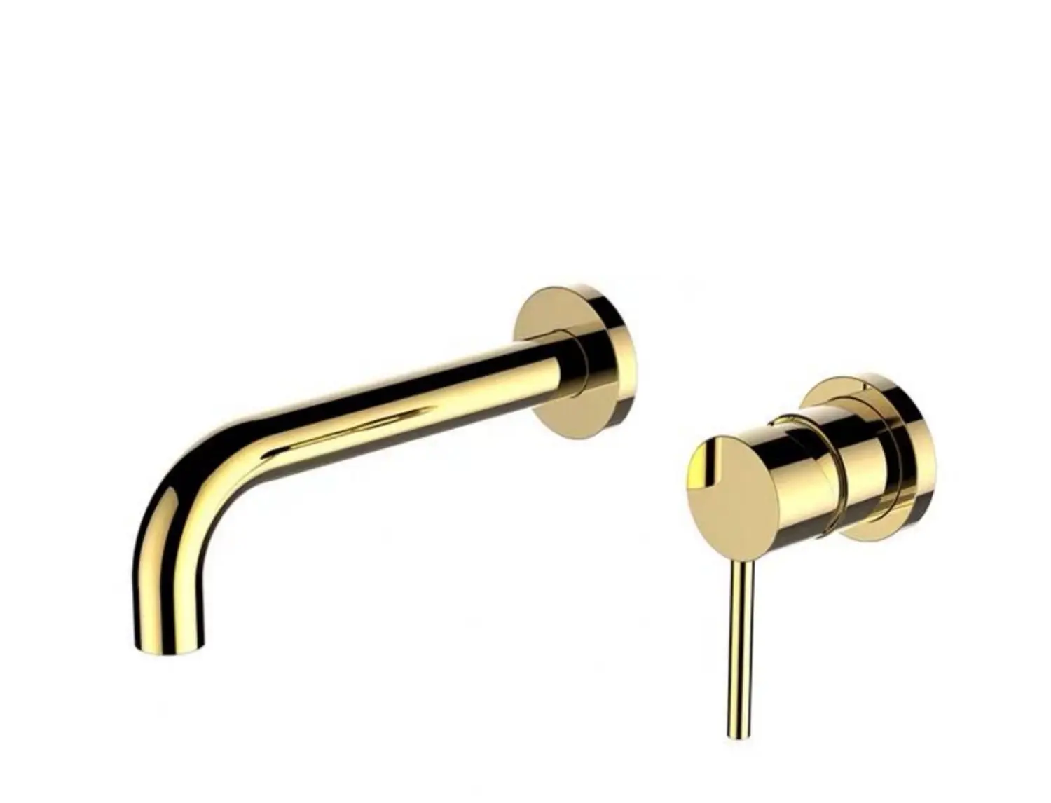 Grifo de pared todo cobre negro lavabo caliente y frío lavabo inodoro encimera - imagen 2