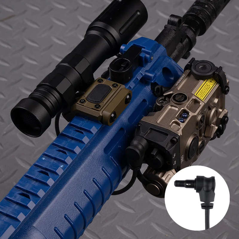 Soporte lateral de metal táctico UN/interruptor controlado por cable de una sola línea, láser de grúa, SF, 2,5 - imagen 3