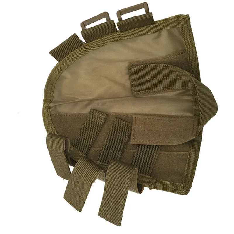 Bolsa para cartuchos de culata, bolsa táctica para escopeta, Rifle, calibre de munición 12, soporte para mejillas, accesorio para pistola de caza - imagen 4