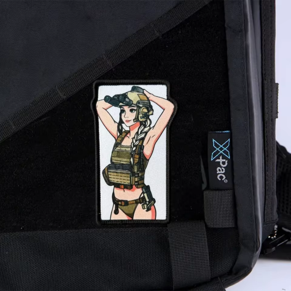 Parche táctico anime con velcro para mochila, ropa y brazalete - imagen 5