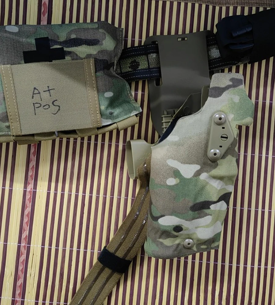 G17 con funda para cinturón Light X300, adaptador de caída del muslo, juego de funda de liberación rápida, correa para pierna fija - imagen 3