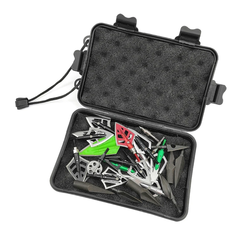 Cajas portátiles de flecha para tiro con arco, caja de punta de flecha pequeña, mediana y grande, para deportes al aire libre, caza, pesca, accesorios de tiro, 1 Uds. - imagen 2