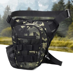 Bolsa de pierna para deportes al aire libre, escalada táctica, senderismo, caza, riñoneras Molle, ciclismo, Camping, senderismo, bolsa cruzada