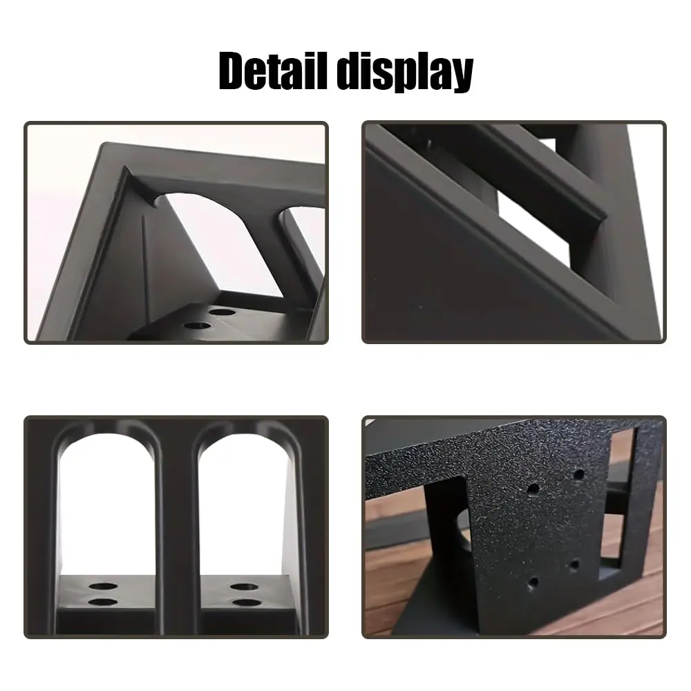 Soporte táctico para pistola de montaje en pared con 2 ranuras, soporte para pistola montado en la pared para gabinete, organizador de almacenamiento con accesorio de montaje para pistola - imagen 2