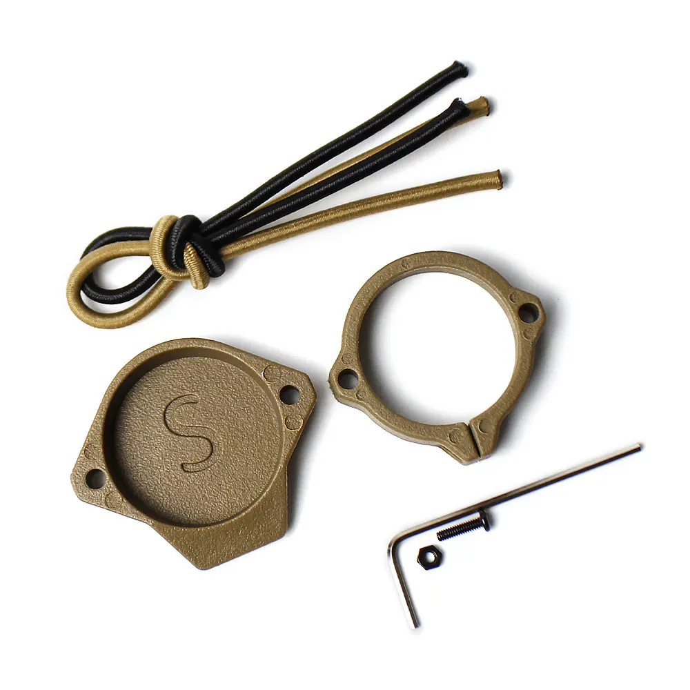 Cubierta táctica para luz de explorador, tapa para linterna Rein1.0/M952/M951, cubierta protectora para arma, accesorios de caza de nailon - imagen 4