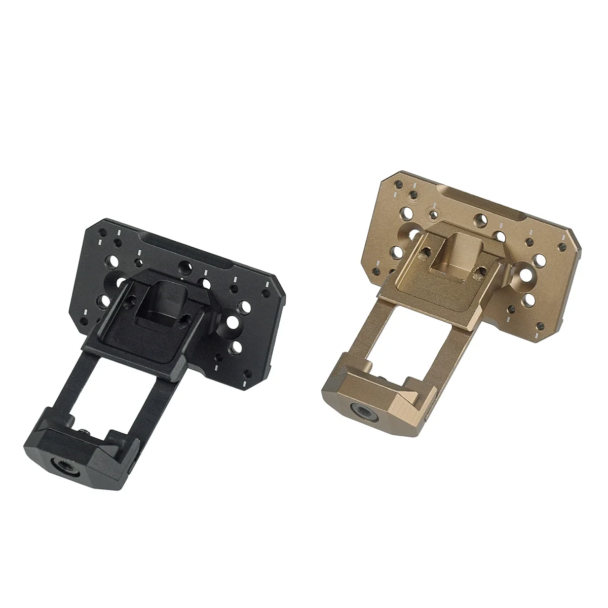 45 °   Accesorios de Base de montaje de óptica de montaje lateral de punto rojo compensado, soporte holográfico de punto rojo de Metal RM T01 T02 de 45 grados - imagen 5