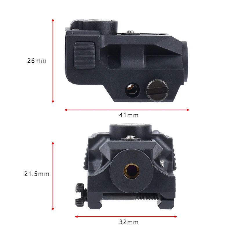 Linterna de carga magnética USB LG02, nuevo adaptador ajustable infrarrojo montado en la parte inferior, láser de carril de 20MM, láser rojo y verde portátil - imagen 3