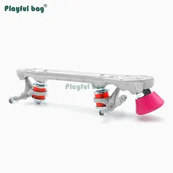 Soporte doble aluminio para patines de ruedas accesorio