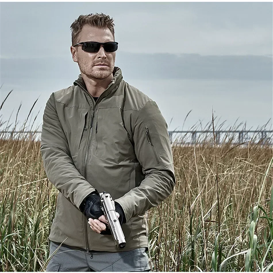 Chaqueta táctica transpirable impermeable para exteriores M48, cazadora de tela de algodón para hombre, chaquetas militares, abrigos militares informales a prueba de viento - imagen 2