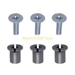 J1HC apto para carrete abierto 1/4, carrete vacío, tornillos macho y a juego