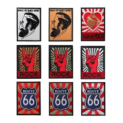 Parche Rock rectangular táctico – Bordado cierre gancho y bucle