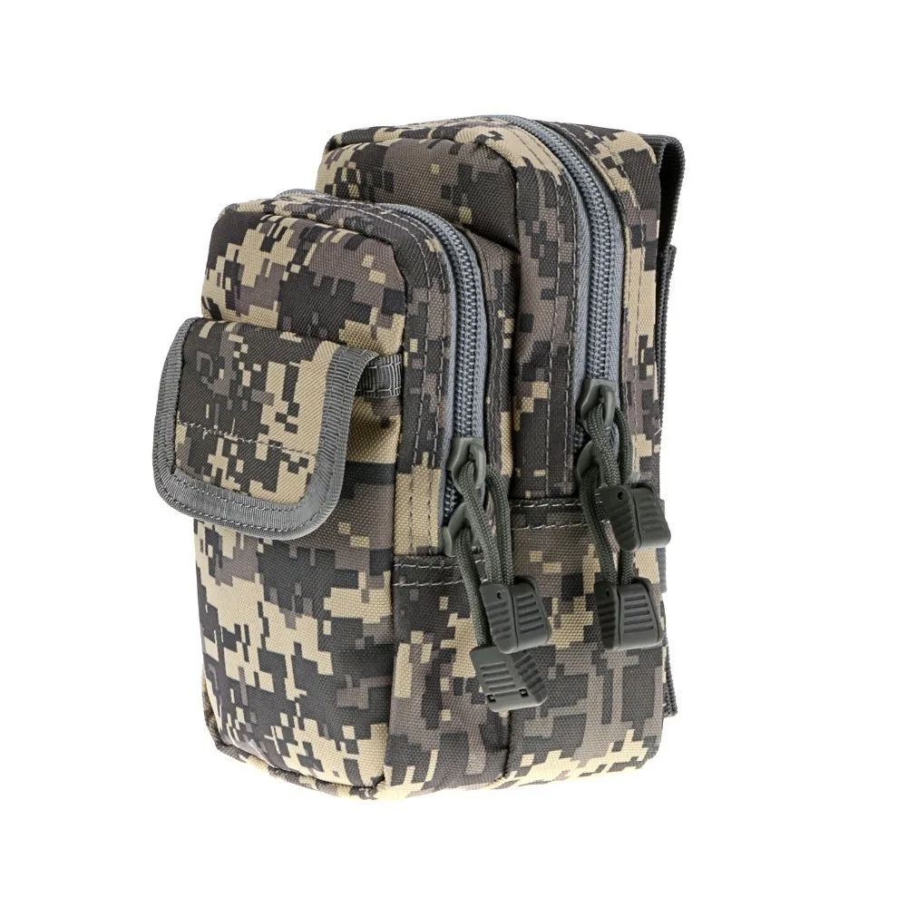 Bolsa táctica de nailon para exteriores, Molle, cintura militar, ciclismo, bolsa para teléfono para hombres, Camping, caza, riñonera táctica, monederos de equipo EDC - imagen 5