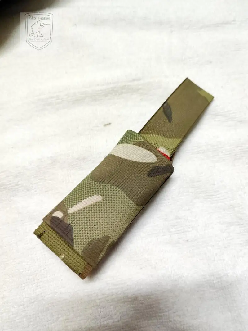 Bandera de golpe de camuflaje todoterreno táctico Airsoft de Paintball, liberación rápida, se mata en la tira indicadora de acción, montaje Molle - imagen 3