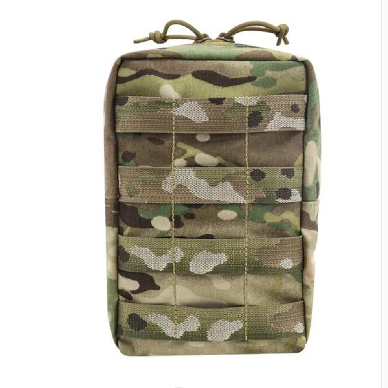 Chaleco táctico para deportes al aire libre, bolsa vertical MOLLE, bolsa larga para artículos diversos - imagen 2