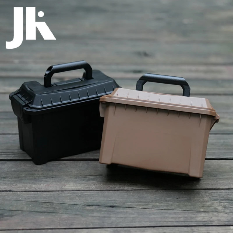 Caja de herramientas de plástico ABS a prueba de golpes, caja de seguridad táctica, Maleta portátil ligera para exteriores - imagen 2