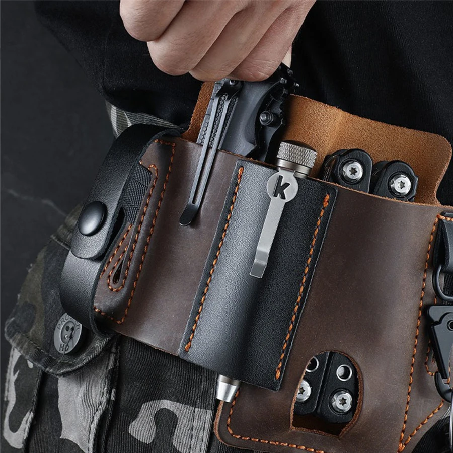 Funda de almacenamiento multifuncional para herramientas tácticas, riñonera de supervivencia en la naturaleza, alicates para exteriores, cuchillo de bolsillo - imagen 2
